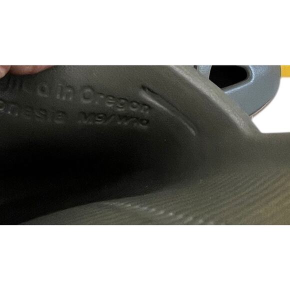 Nike Calm Mule Medium Olive Gum Slip On (No Straps) Size M9 W10 - Picture 5 of 5